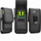 Apple iPhone 13 mini Universaletui, Flip Handytaschen Vertical Belt Holster OXFORD Schwarz