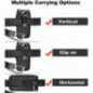 Apple iPhone 13 Pro Max Universaletui, Flip Handytaschen Vertical Belt Holster OXFORD Schwarz