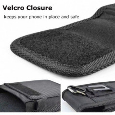 Apple iPhone 13 Pro Max Universaletui, Flip Handytaschen Vertical Belt Holster OXFORD Schwarz
