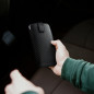 Samsung Galaxy M21 Universaletui Pocket Carbon Kohlenstoffmuster  Schwarz 
