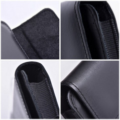 Samsung Galaxy Z Flip3 5G Universaletui, Horizontale holster, Gürtelholster ROYAL Crazy Horse Schwarz 