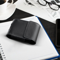 Samsung Galaxy Z Flip3 5G Universaletui, Horizontale holster, Gürtelholster ROYAL Crazy Horse Schwarz 