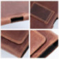 Samsung Galaxy S20 Ultra Universaletui, Horizontale holster, Gürtelholster ROYAL Crazy Horse Braun