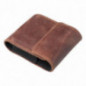 Samsung Galaxy Z Flip4 5G Universaletui, Horizontale holster, Gürtelholster ROYAL Crazy Horse Braun 