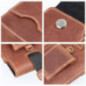 XIAOMI Redmi Note 10 Universaletui, Gürtelholster ROYAL - Leather universal flap pocket Braun