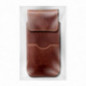 Samsung Galaxy A12 Universaletui, Gürtelholster ROYAL - Leather universal flap pocket Braun