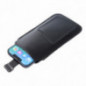 Apple iPhone 13 Universaletui, Gürtelholster ROYAL - Leather universal flap pocket Schwarz