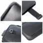 Apple iPhone 13 Universaletui, Gürtelholster ROYAL - Leather universal flap pocket Schwarz