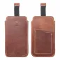 Apple iPhone 8 Universaletui, Gürtelholster ROYAL - Leather universal flap pocket Braun