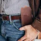 Apple iPhone 8 Universaletui, Gürtelholster ROYAL - Leather universal flap pocket Braun