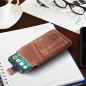 Apple iPhone 8 Universaletui, Gürtelholster ROYAL - Leather universal flap pocket Braun