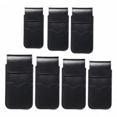 Samsung Galaxy S21 Ultra 5G Universaletui, Gürtelholster ROYAL - Leather universal flap pocket Schwarz