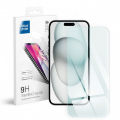 Apple iPhone 15 Panzerglas Blue Star 9H Durchsichtbar