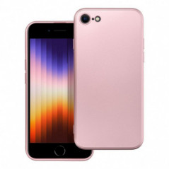 Apple iPhone SE 2022 5G Hülle Metallic Rosa