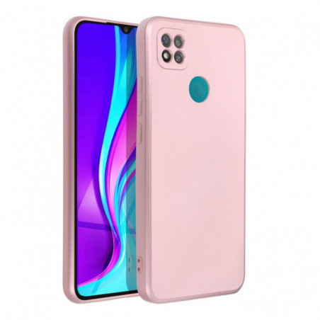 XIAOMI Redmi 9C NFC Hülle Metallic Rosa