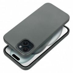 Apple iPhone 15 Plus Hülle Metallic Grau