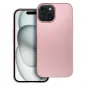 Apple iPhone 15 Hülle Metallic Rosa