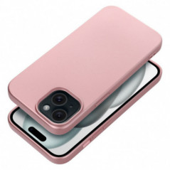 Apple iPhone 15 Hülle Metallic Rosa