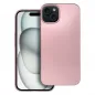 Apple iPhone 15 Plus Hülle Metallic Rosa
