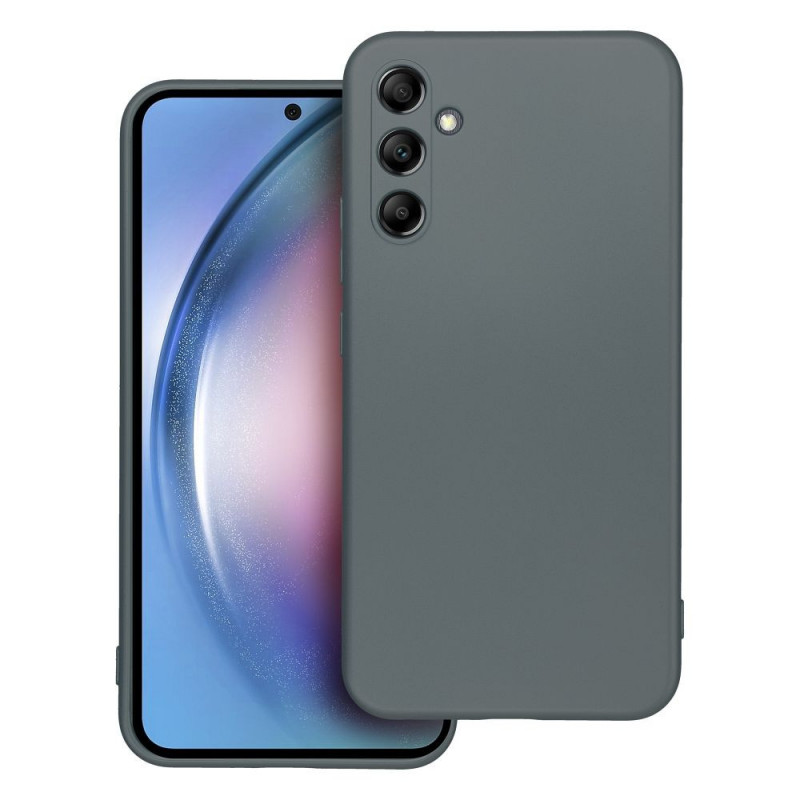 Samsung Galaxy A34 Hülle Metallic Grau