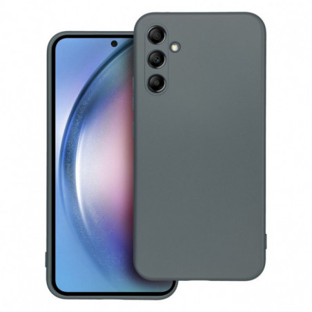 Samsung Galaxy A34 Hülle Metallic Grau
