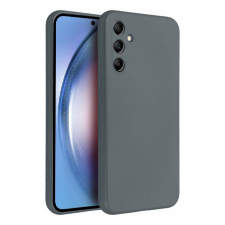 Samsung Galaxy A34 Hülle Metallic Grau