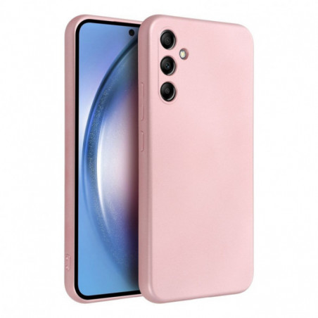 Samsung Galaxy A34 Hülle Metallic Rosa
