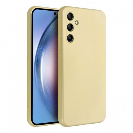 Samsung Galaxy A34 Hülle Metallic Gold