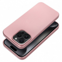 Apple iPhone 15 Pro Max Hülle Metallic Rosa
