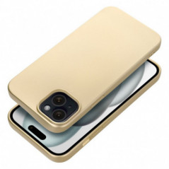 Apple iPhone 15 Plus Hülle Metallic Gold