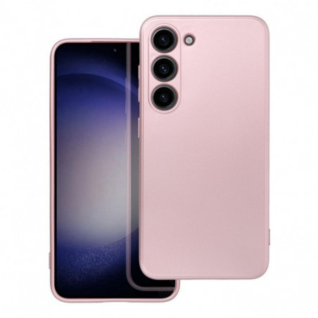 Samsung Galaxy S23 5G Hülle Metallic Rosa
