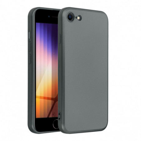Apple iPhone 8 Hülle Metallic Grau