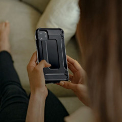 Apple iPhone 16 Plus Gehärtete Abdeckung Armor Schwarz