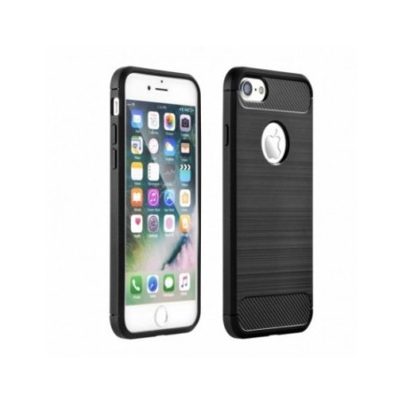Apple iPhone 8 Hülle Carbon Elegant  Schwarz