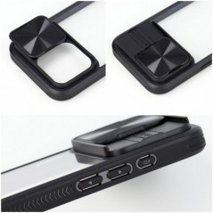 Apple iPhone 16 Hülle Slider Schwarz