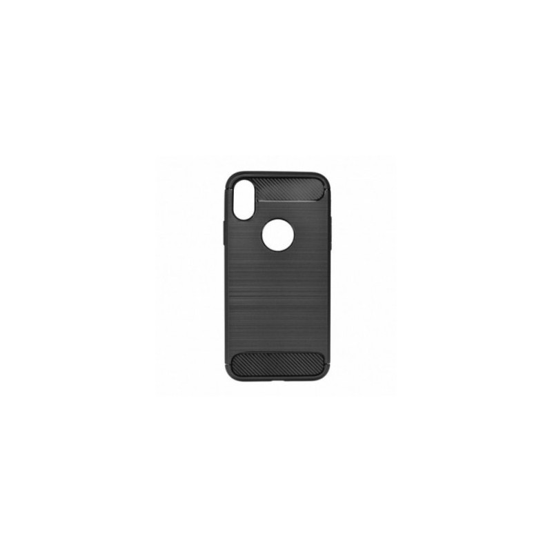 Apple iPhone X Hülle Carbon Elegant  Schwarz