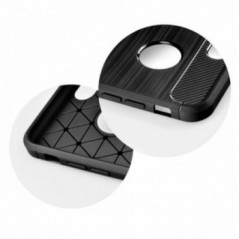 Apple iPhone X Hülle Carbon Elegant  Schwarz