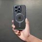 Apple iPhone 16 Pro Max Hülle Electro Mag MagSAFE  Blaues Titan