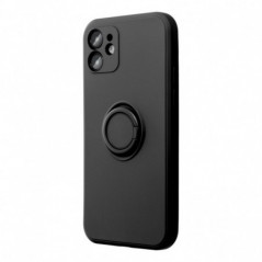 Apple iPhone 16 Plus Hülle Silicone ring Schwarz