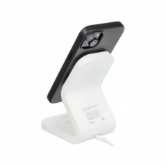 Apple iPhone 16 Pro Hülle Leather Mag Cover Elegant  MagSAFE  Schwarz