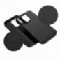Apple iPhone 16 Plus Hülle Leather Mag Cover Elegant  MagSAFE  Schwarz
