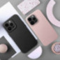Apple iPhone 16 Plus Hülle Leather Mag Cover Elegant  MagSAFE  Schwarz
