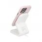Apple iPhone 16 Pro Max Hülle Leather Mag Cover Elegant  MagSAFE  Sandrosa
