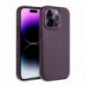 Apple iPhone 16 Hülle Leather Mag Cover Elegant  MagSAFE  Dunkelviolett