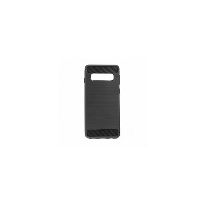 CARBON auf Samsung Galaxy S10 FORCELL Silikonhülle Schwarz