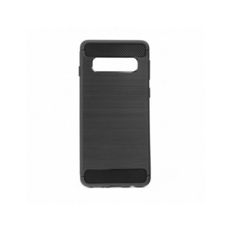 CARBON auf Samsung Galaxy S10 FORCELL Silikonhülle Schwarz