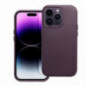 Apple iPhone 16 Plus Hülle Leather Mag Cover Elegant  MagSAFE  Dunkelviolett