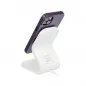 Apple iPhone 16 Plus Hülle Leather Mag Cover Elegant  MagSAFE  Dunkelviolett