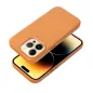 Apple iPhone 16 Pro Max Hülle Leather Mag Cover Elegant  MagSAFE  Orange