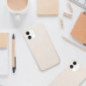 Apple iPhone 16 Hülle Roar Space Monochromatische, Elegant  Aqua White